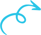 Decorative curved arrow shape